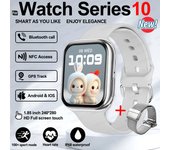 2025 New Watch 10 Smart Watch Men's Sports NFC Always Display Body Temperature Fitness Series For iOS Original 500+Customized Wallpaper, Fashion Gift Bluetooth Call Smart Watch