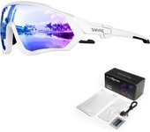 Gafas de Ciclismo Polarizadas con 1 Lente O 5 Lentes Intercambiables TR90 Gafas de Sol Deportivas Mujeres Hombres K9408