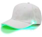 Adjustable LED Light Baseball Cap Sunscreen Neon Flashing Glow Rave Party Cap Cyberpunk Cotton Hip-hop Luminous Hat