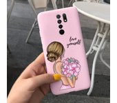 For Redmi 9 Case Girl Child Soft Silicone Phone Cover For Xiaomi Redmi 9 Redmi9 Protective Back Cover Bumper