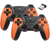 Double Gamepad USB 2.4G Wireless Multi-function For PC/Laptop/Android/PC360/TV Box/Game Box/Linux Controller Joystick Handle Set