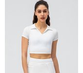 Golf Polo Shirts Custom Logo Sublimation Golf Shirts Tennis Cricket Shirt Jersey Women Crop Top