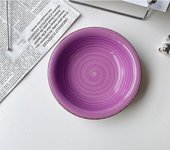 Preciosos Platos Pintados A Mano, Vajilla De Colores, Exquisitos Platos Para Uso Doméstico
