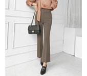 BGTEEVER Stylish High Waist Lace-up Female Straight Trousers Spring Summer Loose Pockets Women Floor-Length Wide Leg Pants