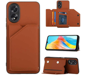 For Oppo A18 A38 A57 A77 A77s A78 4G 5G Soporte De Color Sólido Con Tarjeta Enchufable En La Carcasa Del Teléfono Móvil