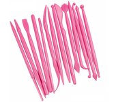 14Pcs/Set Plastic Sculpting Set Wax Pottery Carving Sculpture Shaper Polymer Modeling Clay Tools