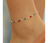 Qiming Little Star Beach Anklet For Women Foot Chain Summer Beach Jewelry Foot Anklets Jewelry