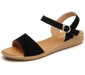 Women's summer flat sandals.