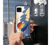 Card bag protective Phone Case For Sharp Aquos Sense6 Shockproof Cute Fashion Design Graffiti Durable Waterproof TPU
