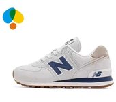 Leten Japan and South Korea bought NB 574 nb574  powder blue wine white pink camel jogging D width ML574LGI casual shoes Work shoes