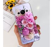 For Funda Xiaomi Redmi A3 Case 2024 Fashion Flower Transparent Silicone Soft TPU Phone Case For Xiomi Redmi A3 RedmiA3 4G Covers