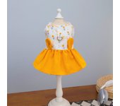 Chihuahua Lovely Dog Summer Dress Breathable Rabbit Pattern Puppy Skirt Skin-friendly Pet Dress For Small Medium Dogs