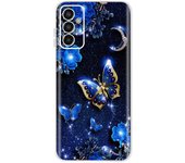 For Samsung M13 4G Case 6.6" SM-M135F Flowers Rose Transparent Phone Case Back Cover Soft Cover For Samsung Galaxy M13 M 13 Capa