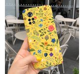 For Xiaomi Poco X4 Pro 5G Case Fashion Feather Painted Silicone Cover For Xiaomi Poco M4 Pro 4G Funda Soft Coque PocoX4 Pro Bags