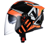 Casco de moto homologado 3c para hombre y mujer, medio casco para todas las estaciones, casco de invierno.