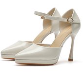 2024 new style women's shoes/sandals/high heels/stilettos/pointed toes/spring/summer/autumn/winter/banquet/wedding/work/leather/Black