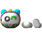 Unique design can change the face robot in-ear wireless earphones Artist color high quality earplugs