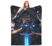 The Legend Of Zeldaed Breath Of The Wild Live Blanket Fuzzy Novelty Warm Throw Blankets for Chair Covering Sofa Spring Autumn