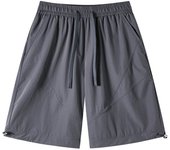 Pantalones cortos casuales elásticos de hielo elástico para hombre, botas ligeras de verano para hombre al aire libre, pantalones acampanados