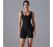 Hamidou Women Bodysuits Clothes One-piece Sleeveless Skinny Romper Sporty Wear Stretch Bodysuit Gym Clothes Push Up Sportswear