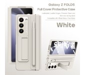 Luxury Leather Cover Case For Samsung Galaxy Z Fold 5 Fold4 with Glass Screen Protector Touch Pen