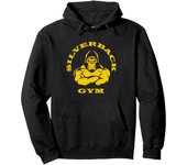 Pullover Hoodie Comfortable Casual Classic Soft Trendy Sweatshirt Men's Black Silverback Gorilla Gym Apparel Weightlifting, Strongman