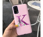 Lovely Alphabet Case For Oppo Realme X7 Pro 5G RealmeX7 Phone Case Silicone Soft Back Cover For Realme X7 X 7 Pro Coque Funda