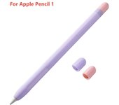 Precious two-color soft silicone Apple Pencil, first and second generation protective cases tablets, tactile optical pencil case