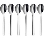 WMF Nuova - Set 6 Cucharillas Café o Té / Postre 11 cm, Acero Inoxidable Pulido Cromargan, Aptos para Lavavajillas