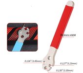 Bike Wrench Rim Adjustment Tensioner Correction Full Steel Bicycle Spoke Nipple Tool Spanner Kit