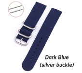 Nylon Band 18mm 20mm 22mm 24mm Repment Watch Strap for Samsung Gear Amazfit MOTO Universal Knit Bracelet with Pins