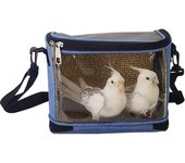 Bird Carrier Travel Cage Parrot Carrying Case Portable Breathable Hamster Carrier Bag
