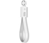 USB C Data Wire Type C Keychain USB Cable Keychain Lanyard Design Micro USB Mini Key Chain Charger Cord Short TPE Quick Charge