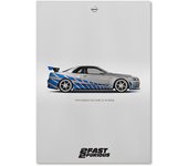 Supra Car Poster GR Fast and Furious Sport Cars GTR Racing Car Canvas Painting Racer Motorsport Room Wall Art Picture Home Decor