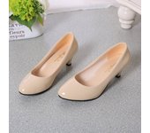 women low heels shoes casual slip on shoes