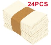 Set Of 6/12/24 40x40cm Table Cloth Napkins Durable Polyester Thicken Placemat Reusable for Kitchen Dining  Wedding Decoration