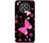 Luxury Fashion Patting Transparent Phone Case For Huawei nova 8i Soft Shockproof Silicone Bumper Nova8i 8 i NEN-L22Back Cover