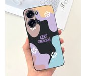Women Fashion Back Capa For ITEL P40 ItelP40 P40+ P40 Plus Phone Case Soft Liquid Silicone Bumper Para Flower Butterfly Fundas