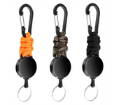 3Pack Retractable Keychain Heavy Duty Retractable Lanyard Badge Holder Retractable Clip Retractable Key Ring Key Holder