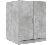 vidaXL Armario de Lavadora Cuarto de Baño Aseo Inodoro Secadora Estantería Estante Muebles Mobiliario Colada Almacenaje Negro 71x71,5x91,5 cm