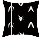 Black - and - White Abstract Pillow Covers  Contemporary Artistic TouchLiving room sofa cushion cover   bedroom room decoration