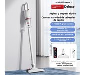 Aspiradora doméstica con cable de succión y remolque integrada de gran potencia de succión ligera máquina de trapeador al vacío de mano