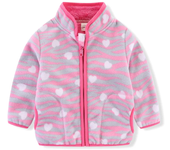 New Girls Outwears Fleece for Winter Autumn Baby Jackets Coats Flowers Kids Girls Jacket