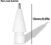 Improved Apple Pencil 1, 2nd generation spare tips, no wear and tear, iPad iPencil tablet pencil tips