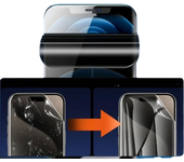 4Pcs Anti Spy Hydrogel Soft Film for iPhone 16 15 Pro Max 13 14 12 11 Pro Screen Protector for iPhone 16e 14 15 Plus X XR XS Max