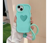 X7A 4G 3D Love Heart +lanyard Soft Phone Case For Honor Magic 5 6 70 90 Lite Smart 5G X6A X6S X6 X7 X8 X9B X8B X7B X9A X8A Cover