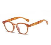 Nuevas gafas de sol redondas Retro de calidad, moda para mujer, remaches, decoración, tonos UV400, gafas de sol Punk de leopardo para hombre