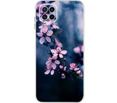 For Samsung Galaxy M32 Case Cover Soft Silicone TPU Back Cover For Samsung M32 M 32 SM-M325F Flower Clear Funda Phone Case