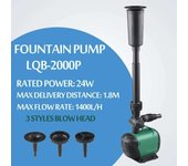 New 8/14/24/55/85W High Power Fountain Water Pump fountain Maker Pond Pool Garden Aquarium Fish Tank Circulate Multi Performance