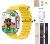 2025 New HK9 Ultra 2 Smartwatch Bluetooth Call Voice Assistant Information Reminder Screen Pointer Compass AMOLED Compatible with Android IOS Smartwatch
